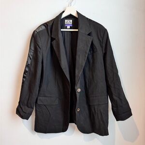 Future Collective Kahlana Barfield Brown Blazer Jacket Size Large